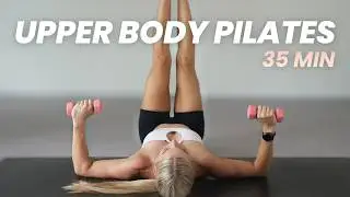 35 Min. At Home Pilates Upper Body, Arms, Core & Abs Focus for Posture Boost | No Repeats