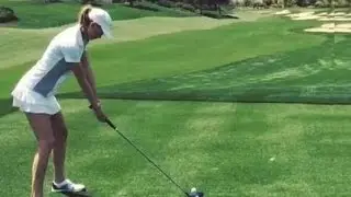 Behati Prinsloo is playing Golf