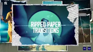 Create Epic Videos with - Ripped Paper Transition in Premiere Pro | Free Transitions | Nik Edits