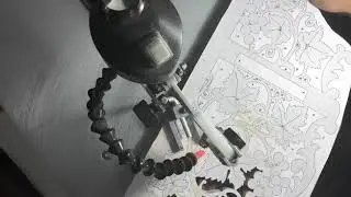 Excalibur Scroll saw cutting