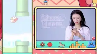 Zhao Xiaotang plays flappybird | Youth With You 2