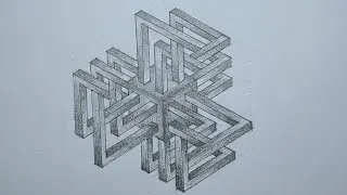 How to Draw The Impossible Pattern #12 & Optical Illusion