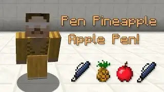 PPAP Pen Pineapple Apple Pen (Minecraft Note Block Cover)