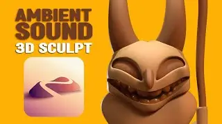 Ambient Sound Only 3D Sculpting: Nomad Sculpt on Ipad Pro