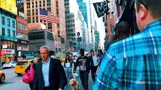 Walking Around New York City - Manhattan Videowalk 🇺🇸