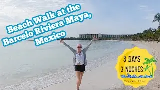 Beach Walk at the Barcelo Riviera Maya