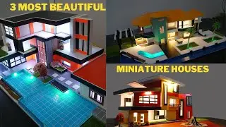 How to Build a Miniature House - 3 most beautiful miniature houses #diycraft #diy