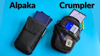 Alpaka Phone Sling VS Crumpler Jumbuck pouch | My favourite EDC mini pouch comparison