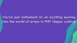 Arrays in php