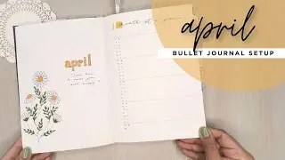 April 2024 Bullet Journal Setup✨ | Simple and Functional Spreads