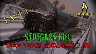 Euro Truck SImulator 2 Multiplayer Winter Mod Stutgar-Kiel Ep. 1