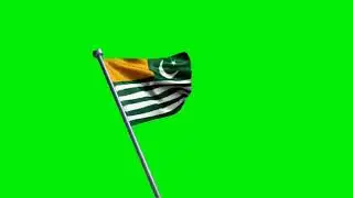 Kashmir flag green screen effect new 2019