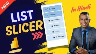 POWER BI New List SLICER 😮😱 ! Power BI Update