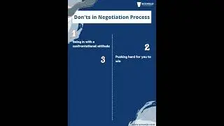 learn how to negotiate | Don'ts In Negotiation Process