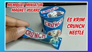 Miniatur Magnet kulkas Es Krim Crunch Nestle