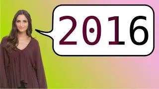 Como dizer '2016' em ingles?