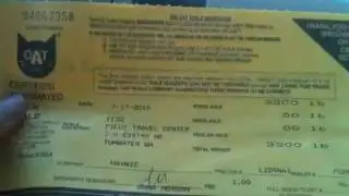 Pcs Diary: weight ticket