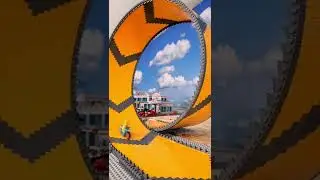 We've built a LEGO-Looping! 🏁 #shorts