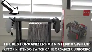ALL NINTENDO SWITCH OWNERS NEED THIS ORGANIZER! | Kytok Nintendo Switch Game Organization Station