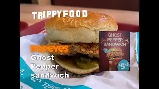 Ring of Fire: Popeyes Ghost pepper sandwich #Popeyes #chicken #GhostPepper #sandwich #spicy