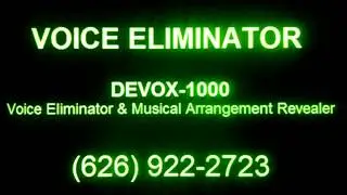 DEVOX-1000, VOICE ELIMINATOR, Vocal Removal, Remove Singer, Vocal Eliminator, VOCAL ELIMINATORS