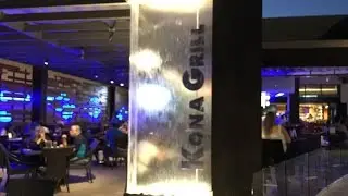 Enclosed Water Wall-Sealed Waterfall System-Installed at Kona Grill Honolulu, Hawaii