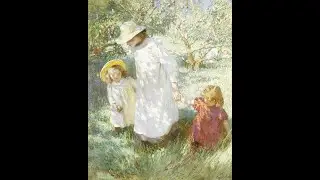 Художник Лаура Найт, «В саду», 1909