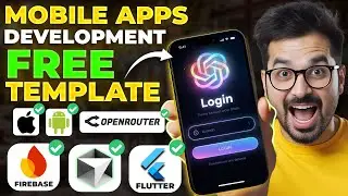 How To Build A $10,000 App with AI (VIBE CODING) - Using this FREE Flutter Mobile app Template