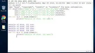 Nested Dictionaries in Python