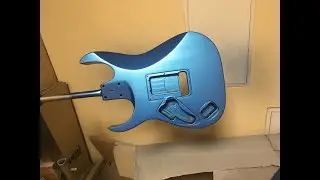Японский Ibanez RG покрасил в металлик. Глянцевый лак. | Ремонт гитар |