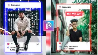 PicsArt Neon 3D Instagram Editing Tutorial 2021 Authentic EditZ
