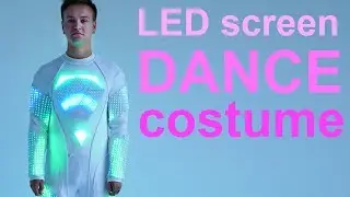LED rainbow  dance costume led clothing by ETEREshop _N02