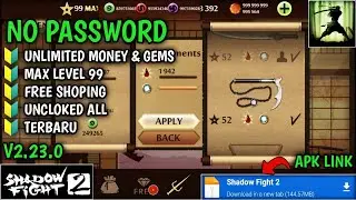 Game Terbaik Android Ringan || Shadow fight 2 mod unlimited money  & max level 99 v2.23.0 terbaru