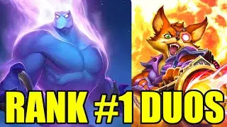Trying my best with the NEW Golden Tier 7 Elementals ~ NA Duos Hearthstone