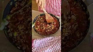 запеканка из кабачков с фаршем! #запеканка#запеканкасфаршем #кабачки #кабачкивдуховке