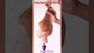 #butterflycut #hairstyle #diy #haircut fine hair