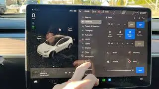 Tesla Text Size Setting - Standard and Large