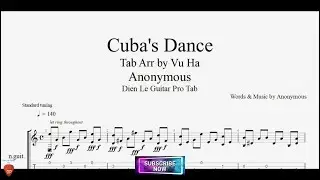 Cuba's Dance with Guitar Tutorial TABs