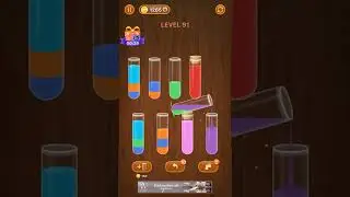 Sort Em All Water Puzzle Level 91 Solution