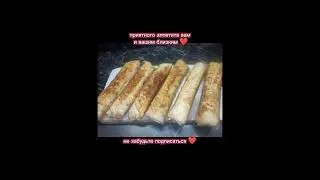 Сосиски в лаваше на сковороде с сыром😱#сосискавлаваше