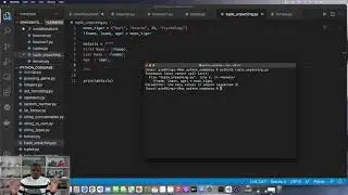 Python Programming 70 :  Unpacking Tuples In Python