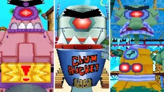 SpongeBob's Truth or Square DS - All Bosses