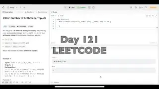 Day 121: LeetCode Problem 2367. Number of Arithmetic Triplets - Swift