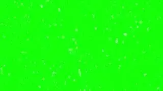 ❄️ Snow Falling Animation | Style 01 | Green Screen | Full HD | Winter Background Element