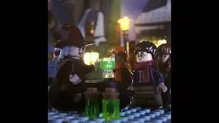 LEGO Flitwick takes a De-aging Potion #harrypotter #lego #legohogwarts #hogsmeade #stopmotion