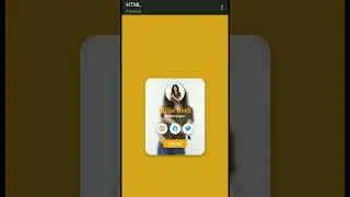 Animated Profile Card UI Design In HTML & CSS 
