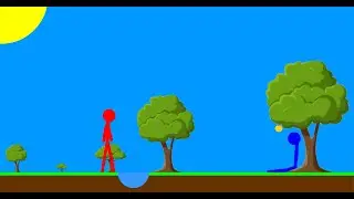Red VS Blue Stickman Animation