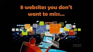 8 amazing websites you don't want to miss