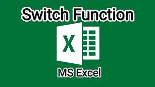 Switch function in MS Excel