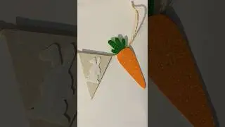 Decoração de Páscoa, muito fácil de fazer, com EVA, papel paraná e fio de sisal. #decor #pascoa